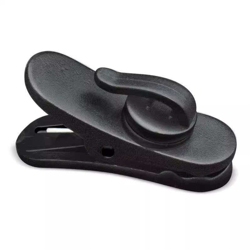 Headset Stand - 10 buah klip kabel earphone berputar-plastik