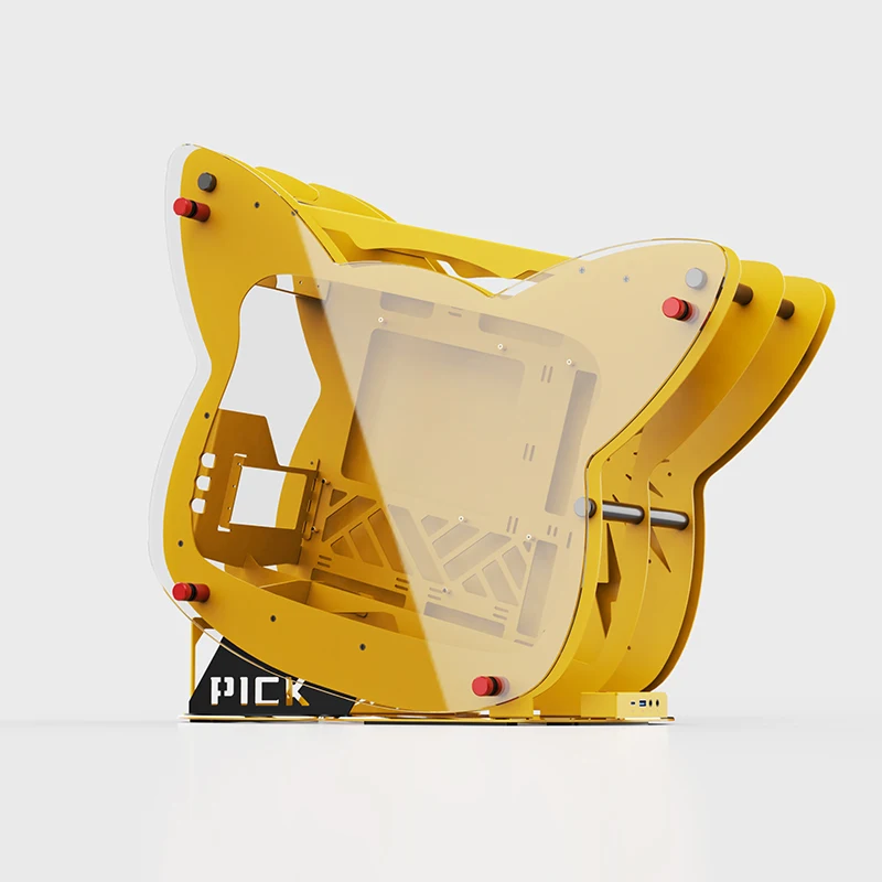 Pc Gaming Yellow - Casing Komputer Gaming Warna-warni dan Blok