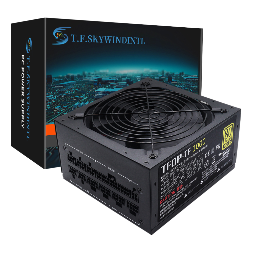 Pc Gaming Watt - T.F.SKYWINDINL catu daya 1000 Watt, PSU