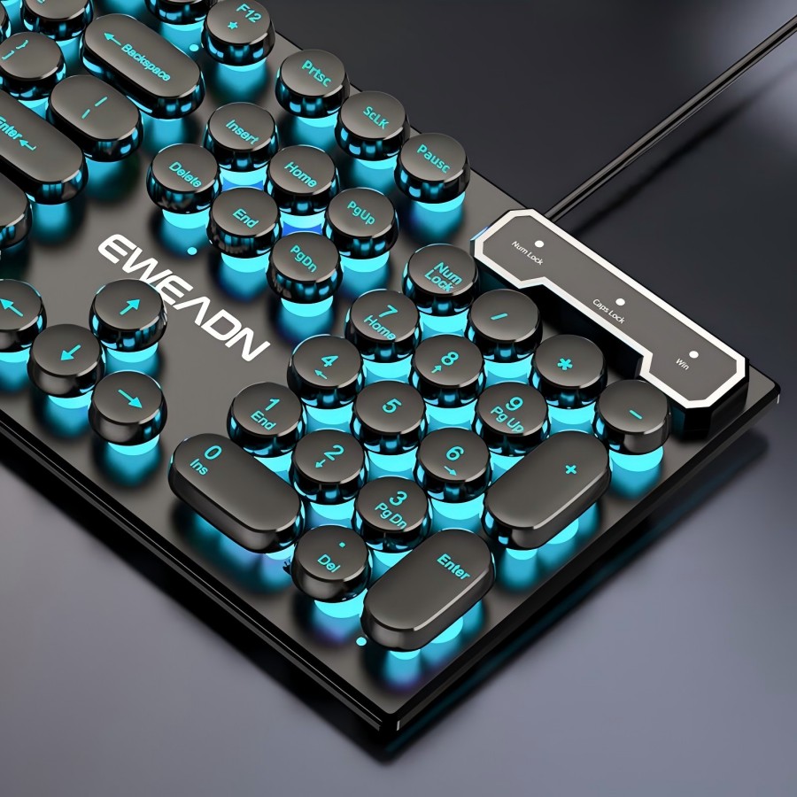 Pc Gaming Keyboards - Keyboard Gaming Mesin Ketik EWEADN, 104