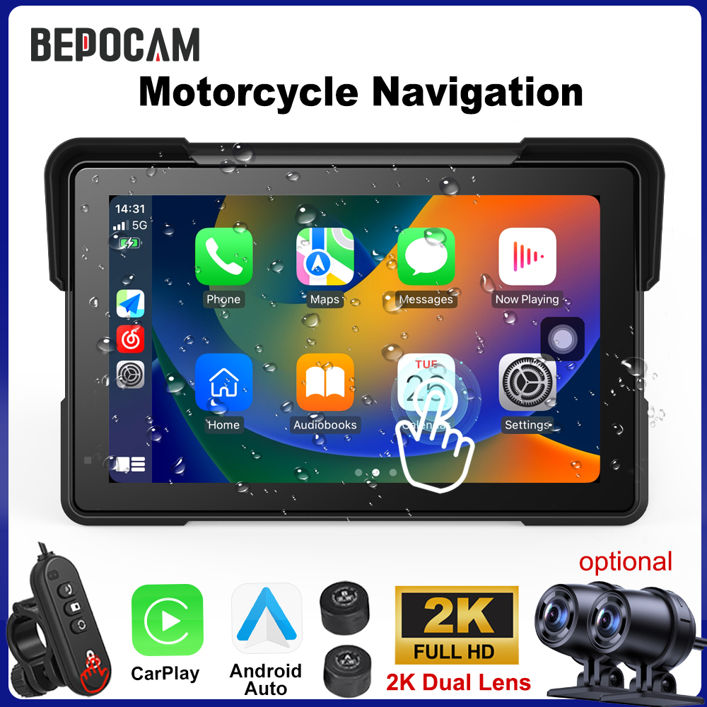 Pc Gaming Vr - BEPOCAM 5/7 ''Carplay Motor DVR Navigasi
