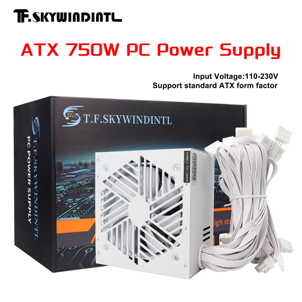Pc Gaming Watt - PSU PC Putih 750W untuk Komputer