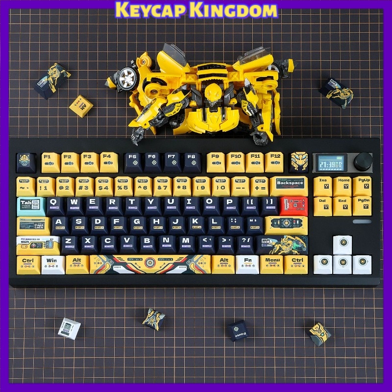 Pc Gaming Yellow - Tema Robot Lebah Kuning Keycap Kustom