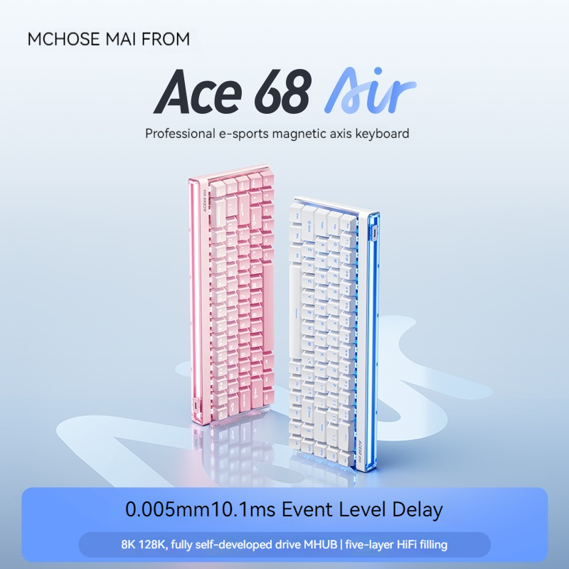 Pc Gaming Keyboards - Keyboard Mekanik Mchose Ace68 Air Magnetic