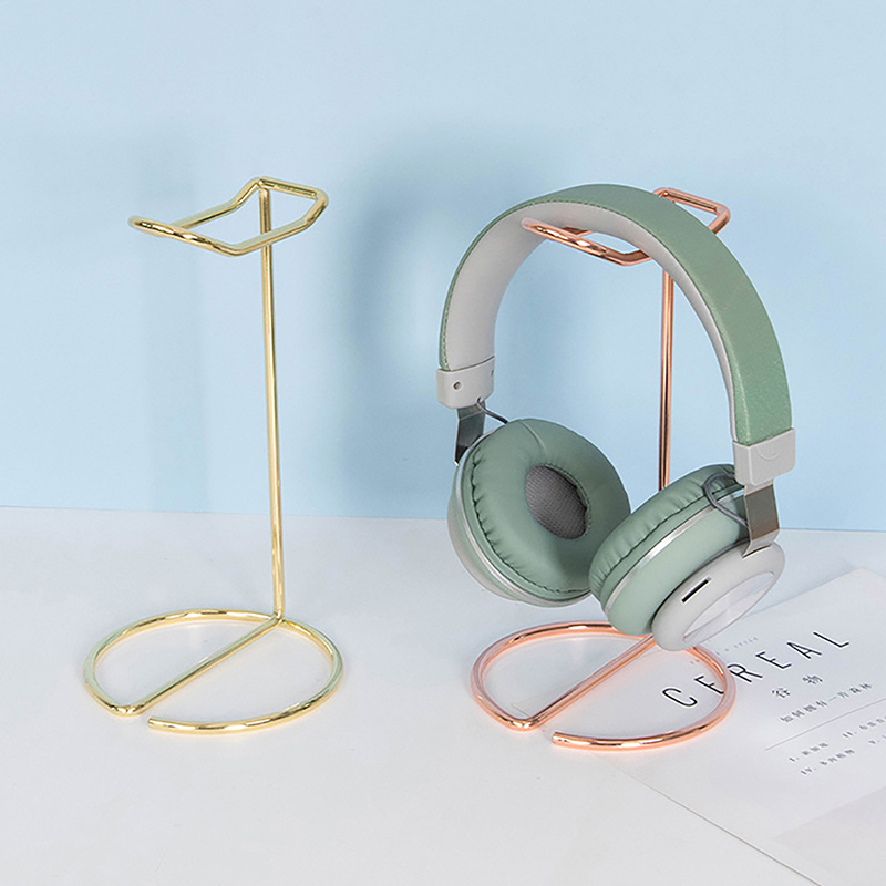 Headset Stand - 1 buah dudukan Headphone senar besi