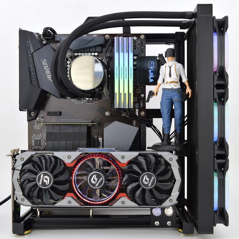 MOD ATX casing PC terbuka bing - Pc Gaming Center ulasan dan harga