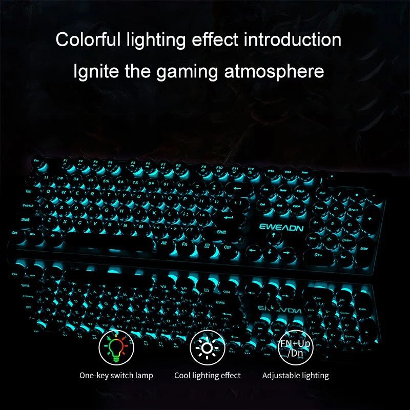 Set Keyboard dan Mouse Retro P - Pc Gaming Keyboards ulasan dan harga