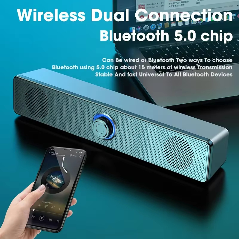 Bluetooth 5.0 4D Surround Soun - Gaming Speaker ulasan dan harga