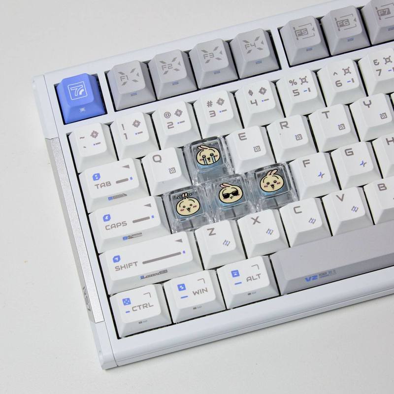 Chiikawa 4 Buah Keycap Transpa - Pc Gaming Simulator ulasan dan harga