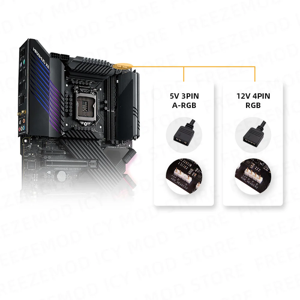 ICY MOD Cermin RGB Panel Penca - Pc Gaming Center ulasan dan harga