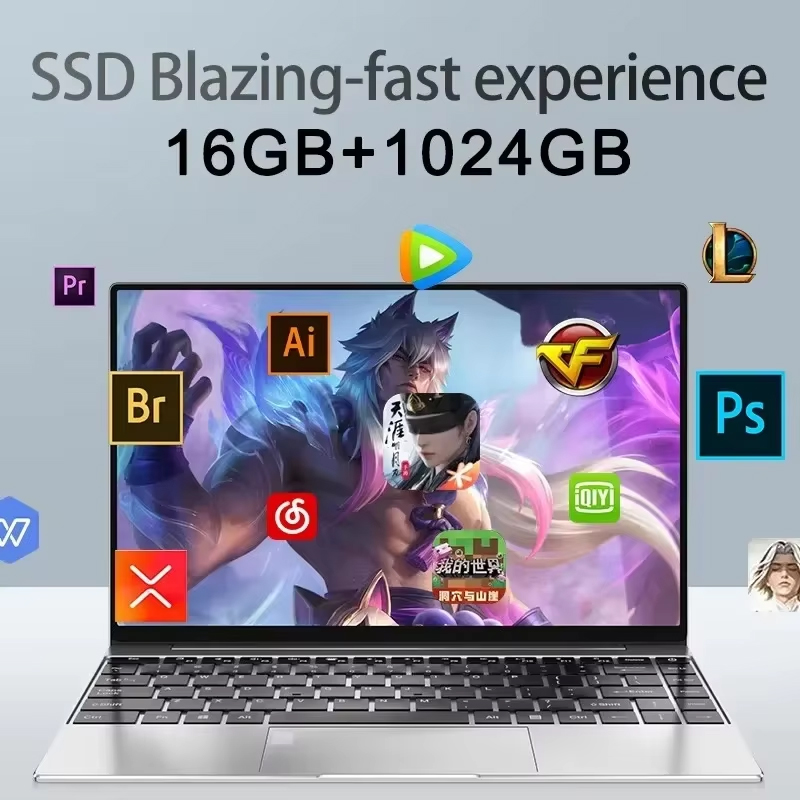 Laptop Portabel Intel N95 15.6 - Pc Gaming Keyboards ulasan dan harga