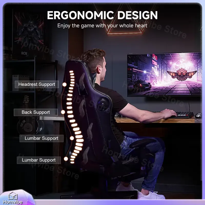 Kursi Gaming Ergonomis dengan  - Gaming Speaker ulasan dan harga