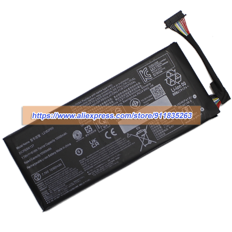 Baterai L23B2PK0 Baru 7.76V 10 - Pc Gaming Lenovo Legion ulasan dan harga