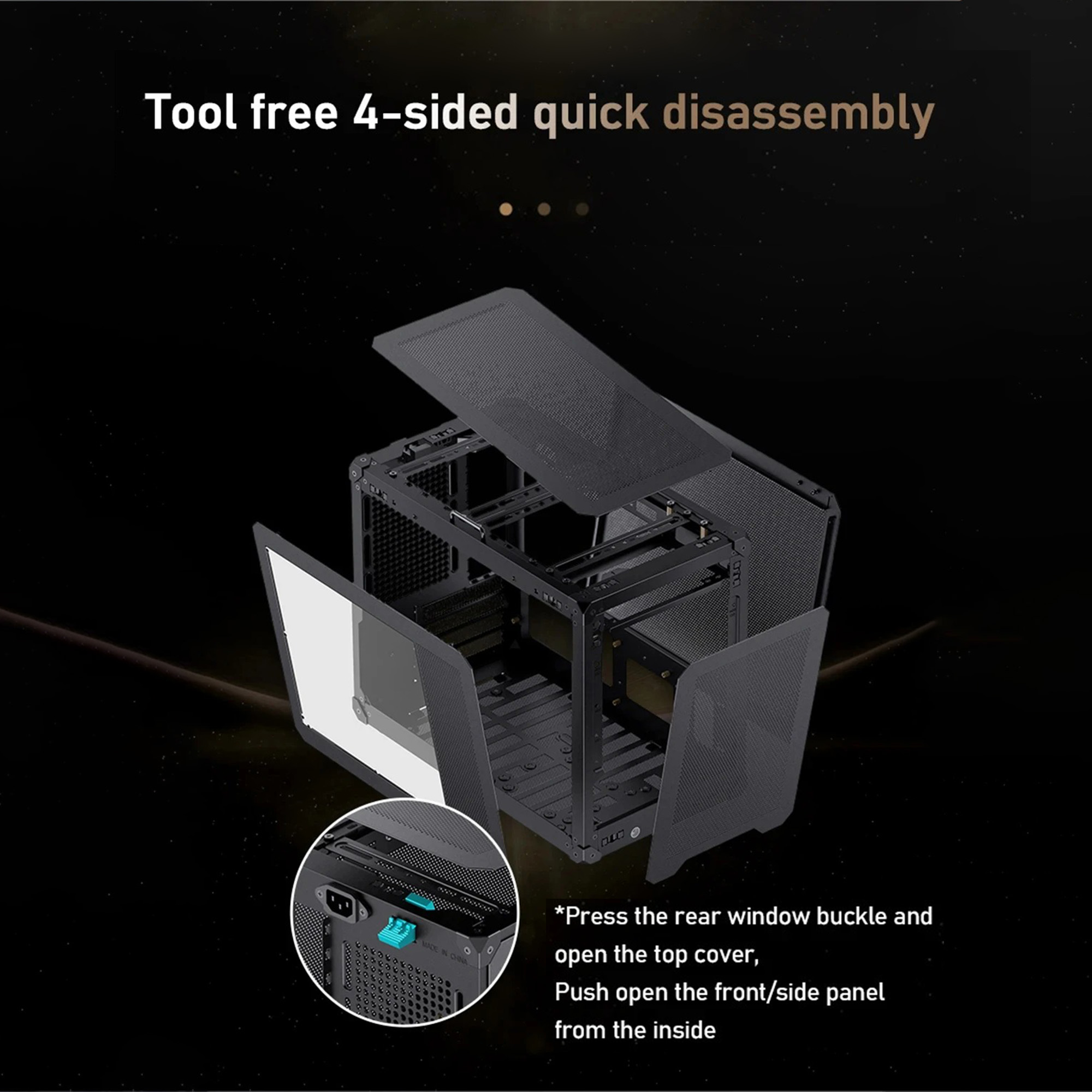 Casing JONSBO C6 MAX Mesh Hand - Pc Gaming Center ulasan dan harga
