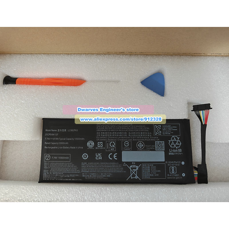 Baterai 7.76V 81Wh L23B2PK0 Ba - Pc Gaming Legion ulasan dan harga