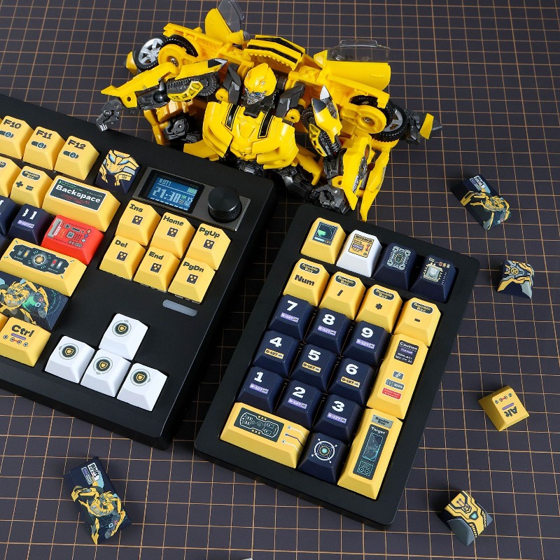 Tema Robot Lebah Kuning Keycap - Pc Gaming Yellow ulasan dan harga
