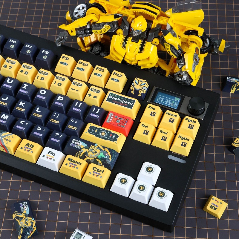 Tema Robot Lebah Kuning Keycap - Pc Gaming Yellow ulasan dan harga