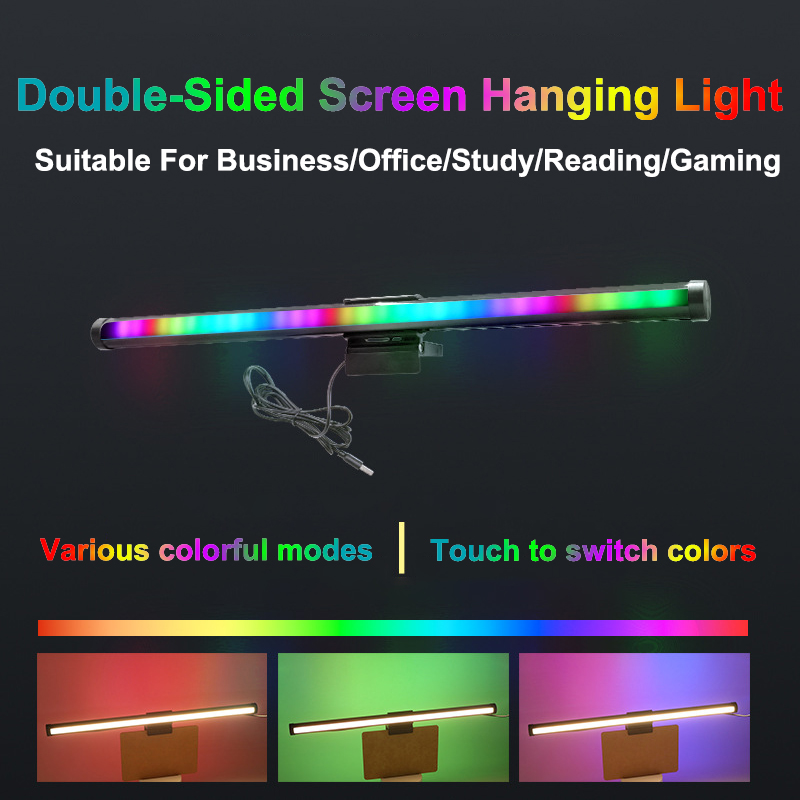 Lampu Monitor LED RGB Stepless - Pc Gaming Yellow ulasan dan harga