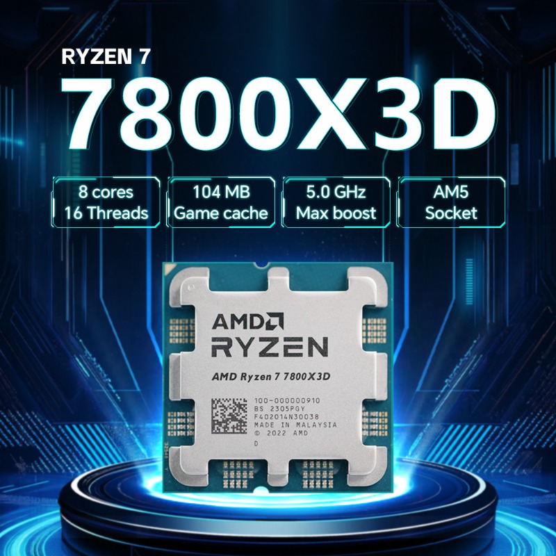Prosesor Gaming AMD R7 7800X3D - Pc Gaming Cpu ulasan dan harga